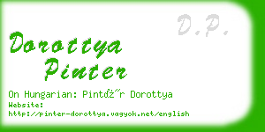dorottya pinter business card